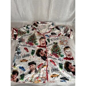 Home Alone Christmas Pajama Set Women's SHE SHOW Medium Holiday Sleepwear